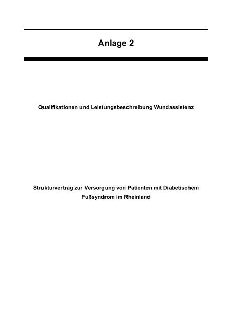 Der Vertrag im Wortlaut mit Anlagen (PDF, 580 - Kassenärztliche ...
