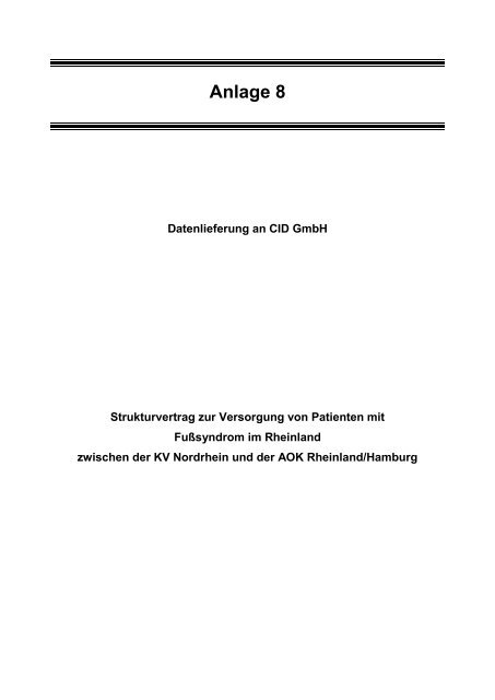 Der Vertrag im Wortlaut mit Anlagen (PDF, 580 - Kassenärztliche ...