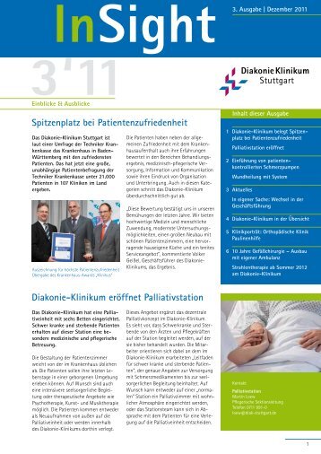 Spitzenplatz bei Patientenzufriedenheit Diakonie-Klinikum eröffnet ...