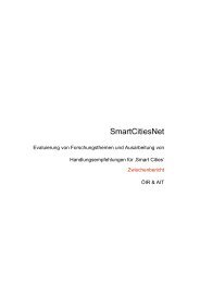 SmartCitiesNet Zwischenbericht