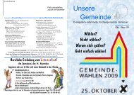 Nicht wählen? - Evangelisch-reformierte Kirchengemeinde Hannover