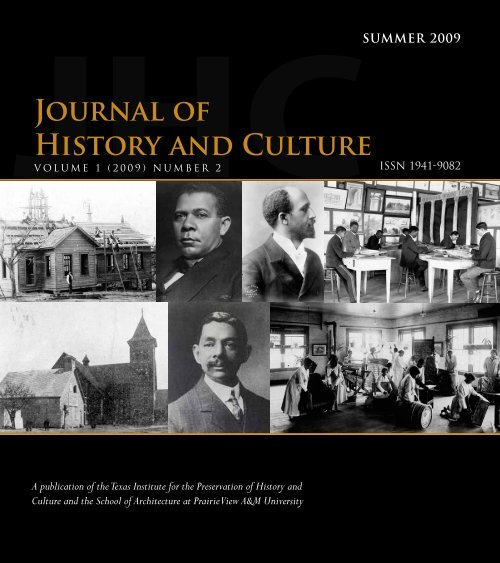 Journal of History and Culture Journal of History and Culture