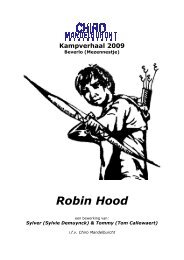 Robin Hood - Chiro Mandelburcht