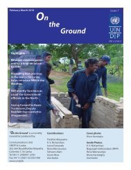 On the Ground-Issue 7 - UNDP
