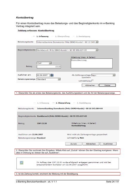 Anleitung GLKB Internet Banking