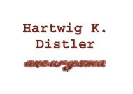 Hartwig K - Hartwig Distler