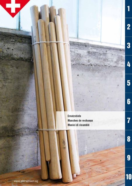 Catalogo manici di ricambio 2012 - Steinemann AG
