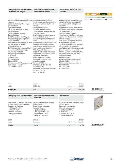 1_Katalog komplett.indb - Steinemann AG