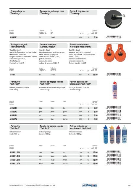 1_Katalog komplett.indb - Steinemann AG