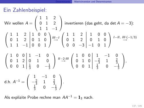 Mathematik I für Studierende der Geophysik/Ozeanographie ...