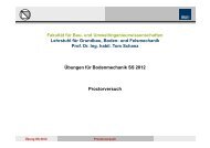 Proctorversuch 25.04.2012 - Lehrstuhl für Grundbau, Boden- und ...