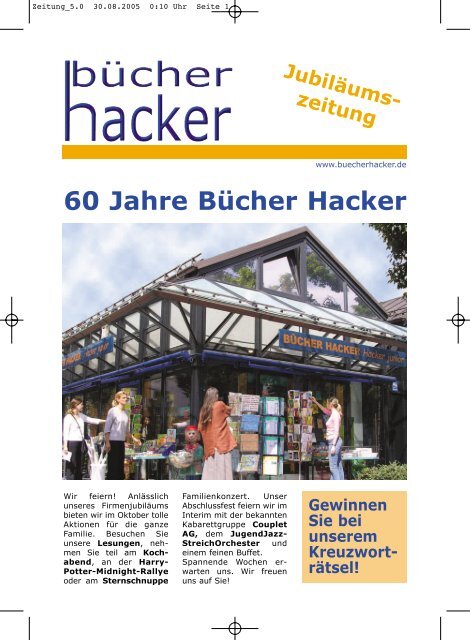 60 Jahre Bücher Hacker - Ulrike Weißenbach