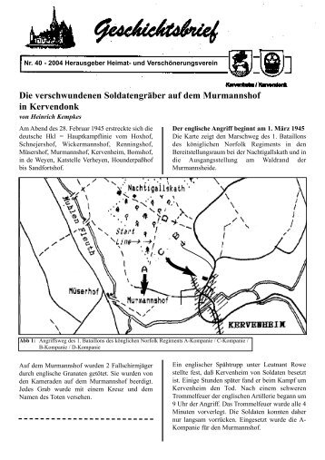 Die verschwundenen Soldatengräber auf dem Murmannshof in ...