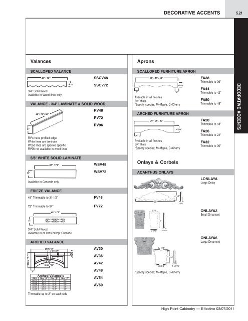 Specification Catalog - Accent Building Products