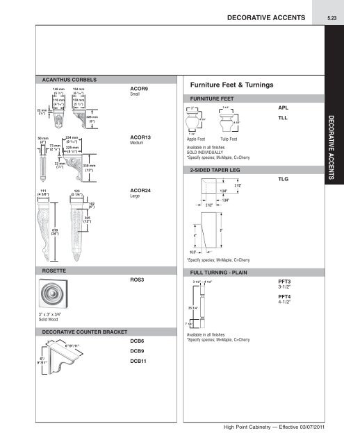 Specification Catalog - Accent Building Products