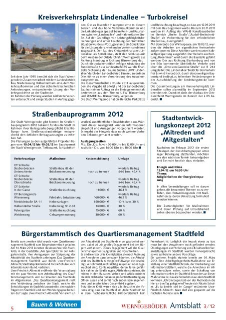 Amtsblatt Stadt Wernigerode 03 - 2012 (5.88 MB)