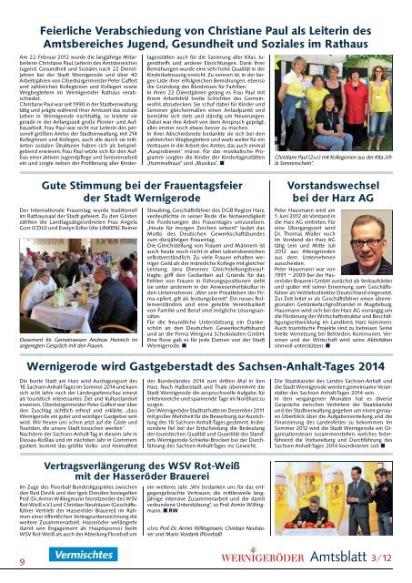 Amtsblatt Stadt Wernigerode 03 - 2012 (5.88 MB)