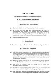 Satzung PDF - Wuppertaler SV Borussia eV