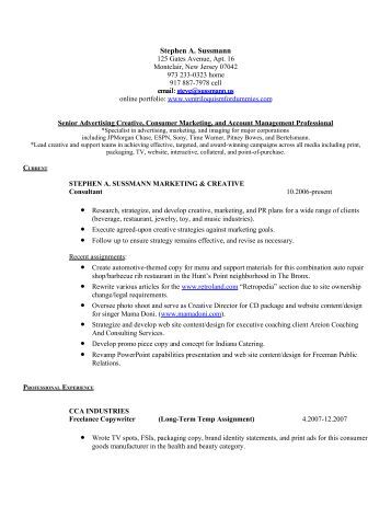 resume for dummies pdf