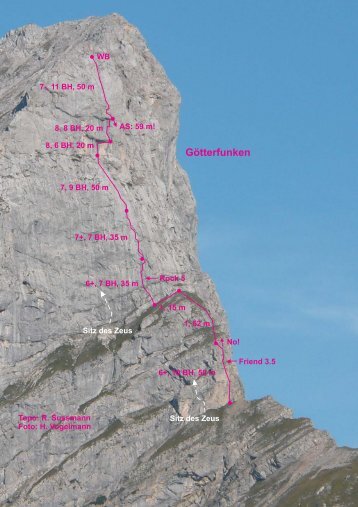 Schaufelspitze - „Götterfunken“ - Nordalpenklettern