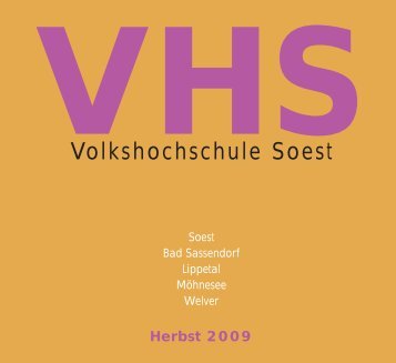 Volkshochschule Soest - VHS Aktuell - Soest