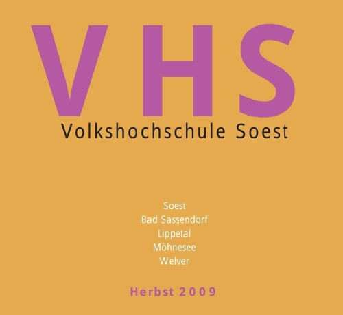 Volkshochschule Soest - VHS Aktuell - Soest