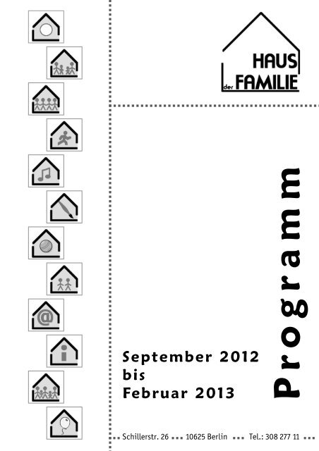 Programm September 2012 - Haus der Familie - Berlin Charlottenburg