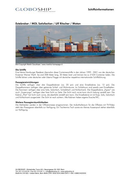 Kapitan Ritscher Ulf Ritscher - Globoship