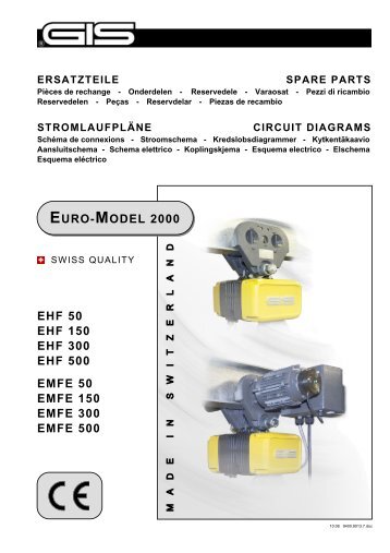 EHF 50 EHF 150 EHF 300 EHF 500 EMFE 50 EMFE ... - Gisspares