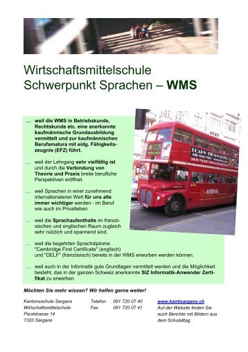 Orientierungsschrift WMS 2010.pdf - Kantonsschule Sargans