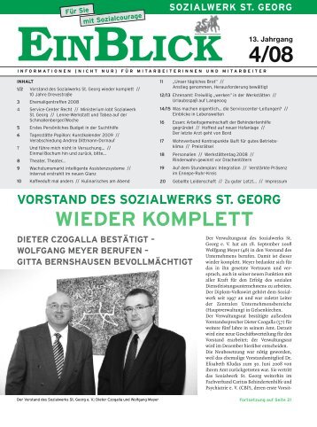 WIEDER KOMPLETT - Sozialwerk St. Georg