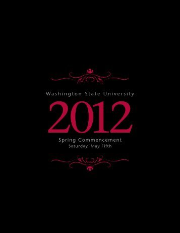 Washington State University Spring Commencement - Pullman ...