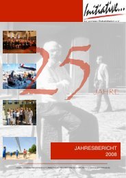 Unser Jahresbericht 2008 als PDF - Initiative zur sozialen