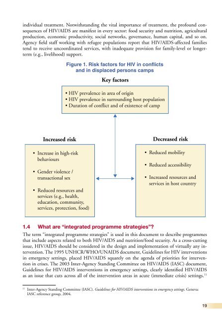 Integration of HIV/AIDS activities with food and nutrition support in ...