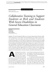 Collaborative Teaming to Support Students at Risk and ... - Casenex