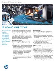 HP XW9400 WORKSTATION