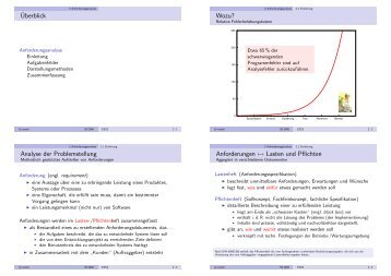 Echtzeitsysteme 2 - Analyse, Entwurf, Implementierung