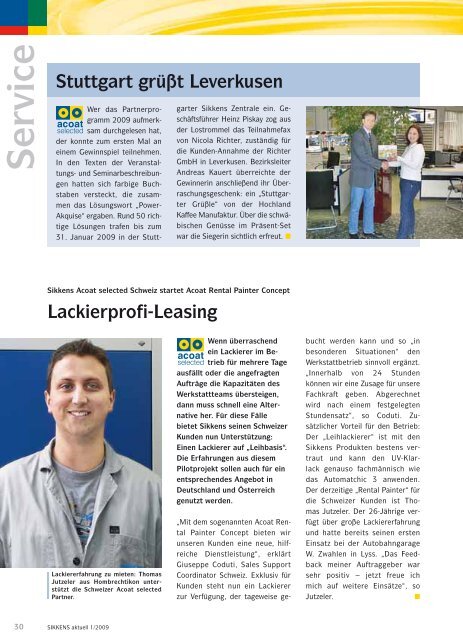 Ausgabe 1/ April 2009