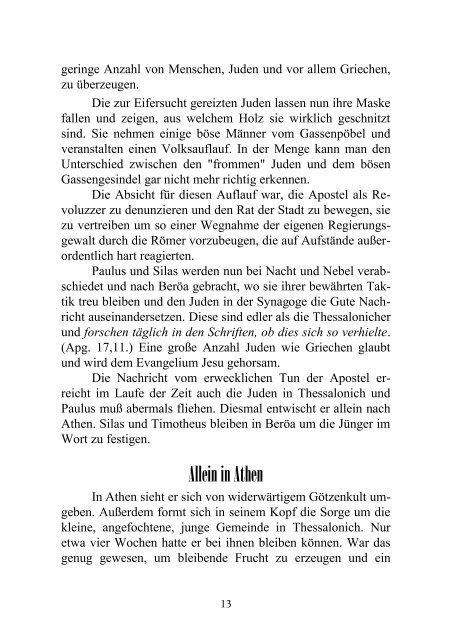 Gert Hoinle 1. Thessalonicher Einleitung und Kapitel 1 - JChristus.de