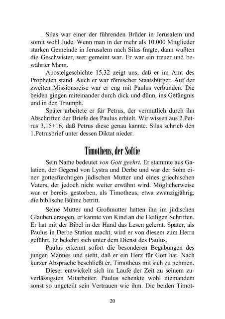 Gert Hoinle 1. Thessalonicher Einleitung und Kapitel 1 - JChristus.de