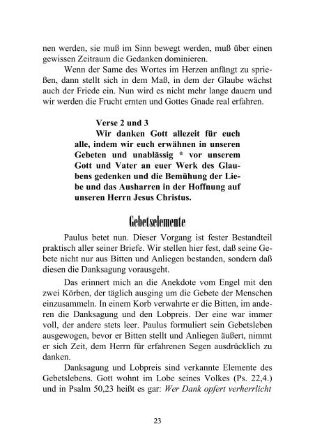 Gert Hoinle 1. Thessalonicher Einleitung und Kapitel 1 - JChristus.de