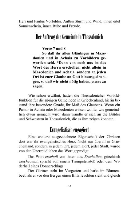 Gert Hoinle 1. Thessalonicher Einleitung und Kapitel 1 - JChristus.de