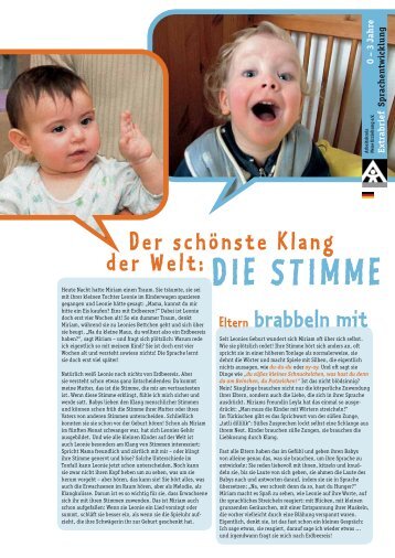 Der schönste Klang der Welt: Die Stimme - A4K - Aktiv für Kinder