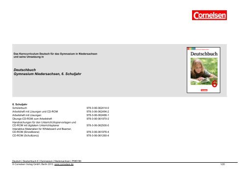 Download Pdf 306 Kb Cornelsen Verlag