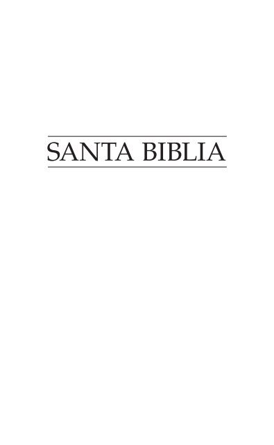 Santa BiBlia