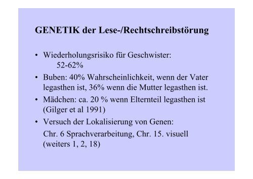 Neurobiologische Grundlagen des Lesens