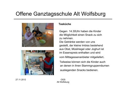 Offene Ganztagsschule Alt Wolfsburg - Grundschule Alt-Wolfsburg