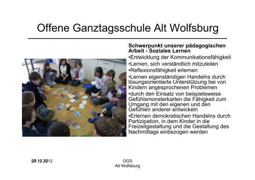Offene Ganztagsschule Alt Wolfsburg - Grundschule Alt-Wolfsburg