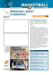 FUSSBALL BASKETBALL - Schulsport Kärnten