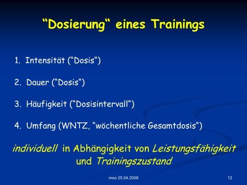 Kraft- und Ausdauertraining im Alter - Dr. Kurt A. Moosburger